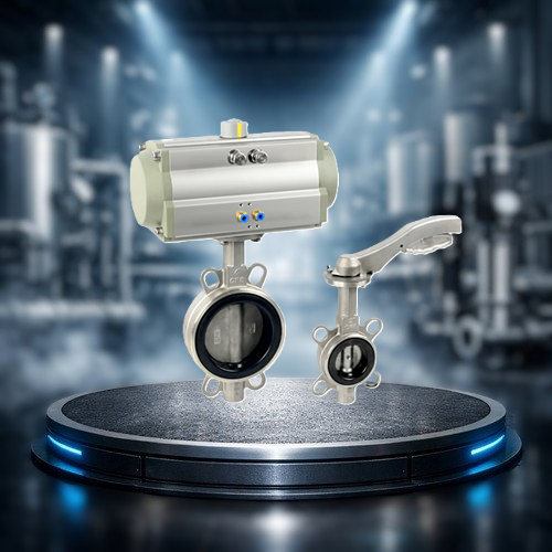 D71Wafer type butterfly valve