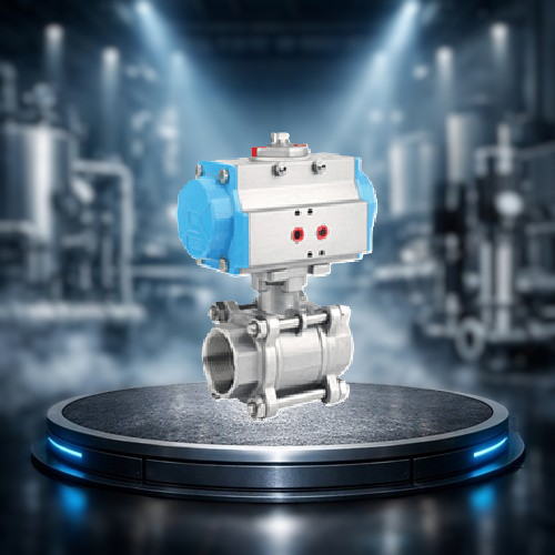 Pneumatic Flanged Ball Valve