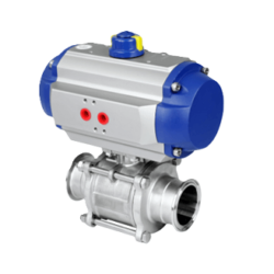 Horizontal pneumatic non-retention ball Valve