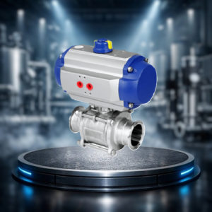 Horizontal pneumatic non-retention ball Valve