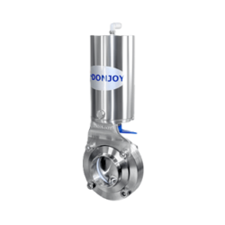 Pneumatic butterfly type ball Valve