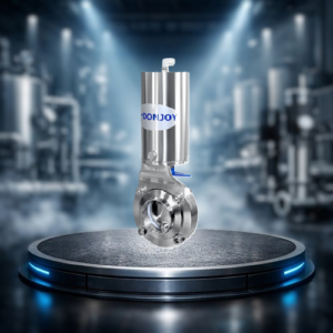 Pneumatic butterfly type ball Valve