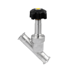 Manual angle seat valves