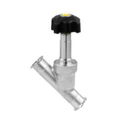 Manual angle seat valves