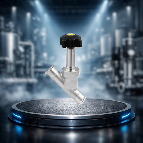Manual angle seat valves