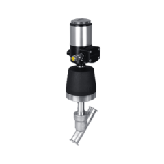Pneumatic angle seat Valves with Positioner