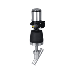 Pneumatic angle seat Valves with Positioner