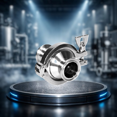 Check valve with clamp end