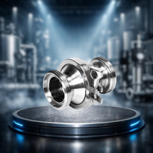 Check valve clamp ends